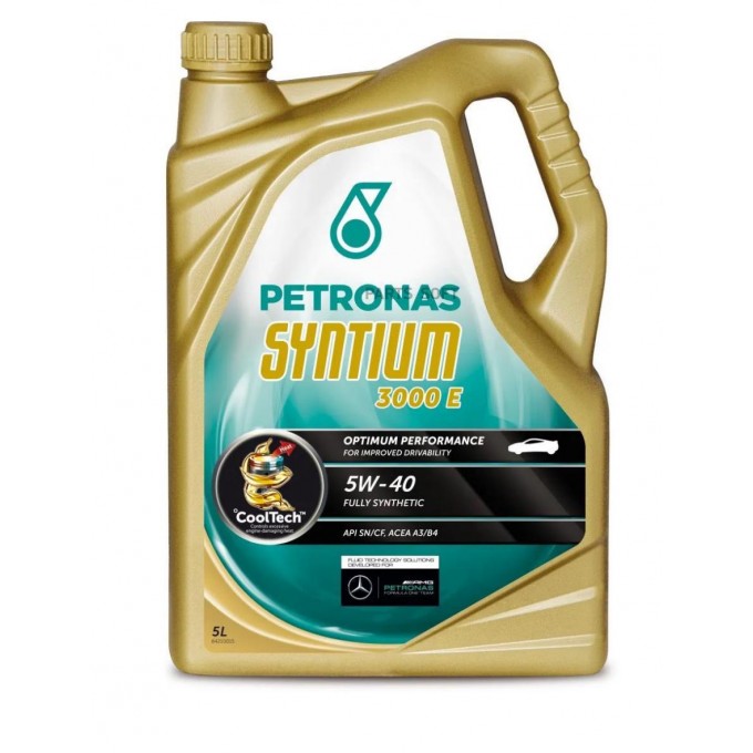 Моторное масло PETRONAS Syntium 3000 E 5W40 5л 70134M12EU