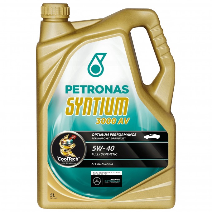 Моторное масло PETRONAS SYNTIUM 3000 AV 5W40 5л 70179M12EU