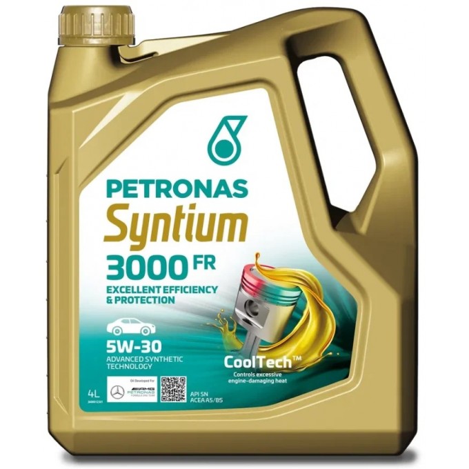 Моторное масло PETRONAS Syntium 3000 Fr 5w30 4л 70260K1YEU