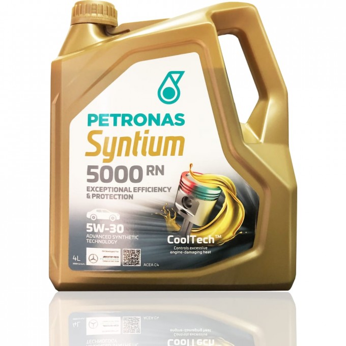 Синтетическое моторное масло PETRONAS SYNTIUM 5000 RN 5W30 70543K1YEU