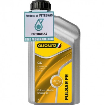 Синтетическое моторное масло PETRONAS OLEOBLITZ PULSAR FE C3 0W-30, ACEA C3, API SN