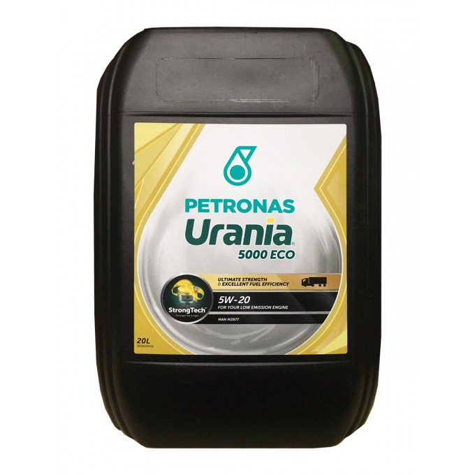 Моторное масло PETRONAS синтетическое URANIA 5000 ECO 5W20 20л 71833RK1EU